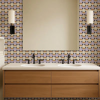 Lavender Mini Retro Design Wallpaper