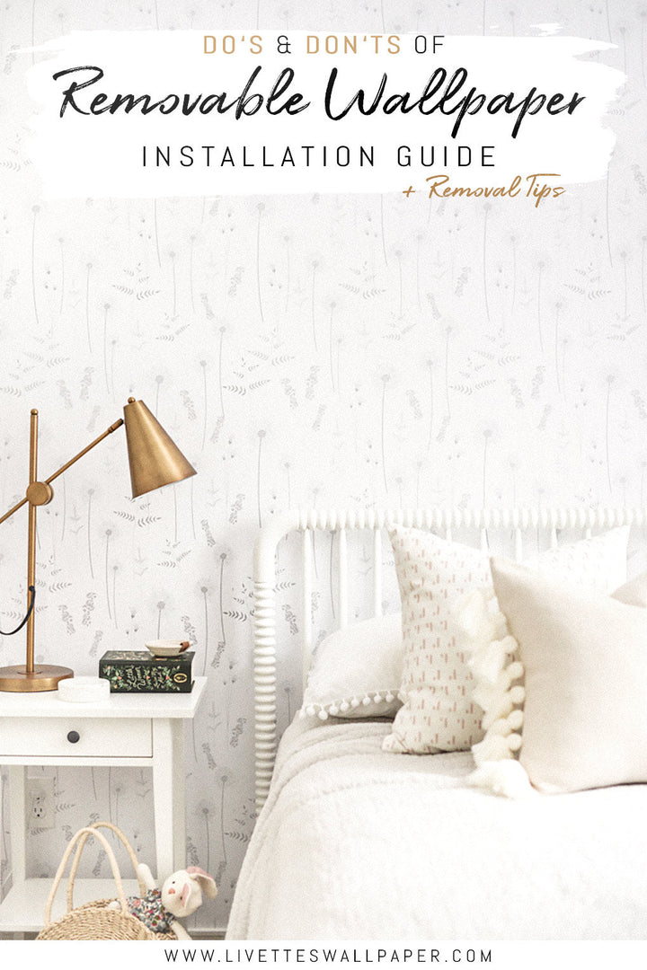 How to install and remove self adhesive removable wallpaper correctly