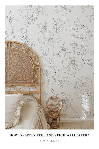 How to Apply Peel and Stick Wallpaper
