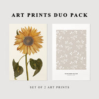 Botanical Design Poster Duo Pack + Free FedEx Delivery