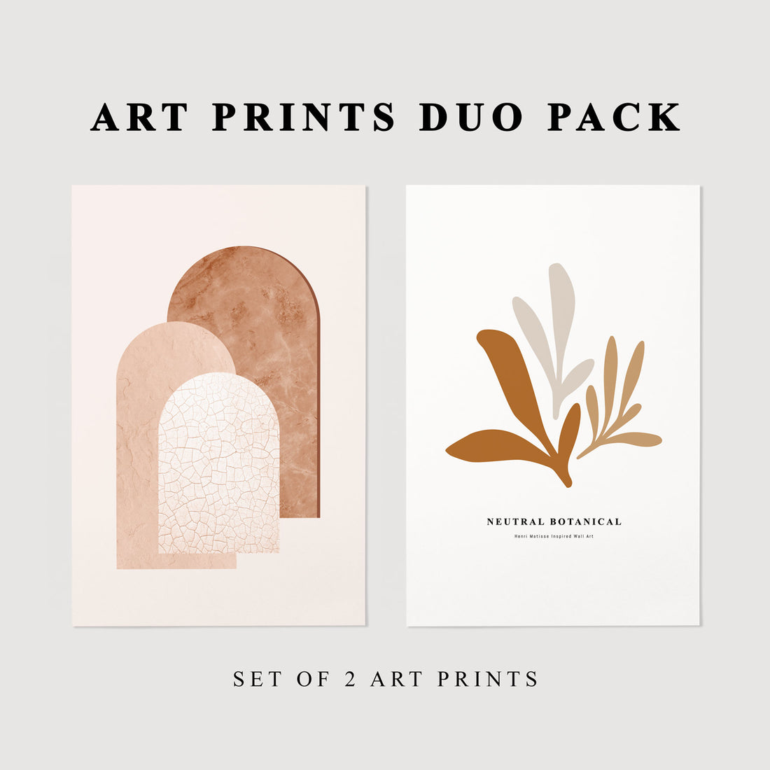 Abstract Bohemian Poster Duo Pack + Free FedEx Delivery