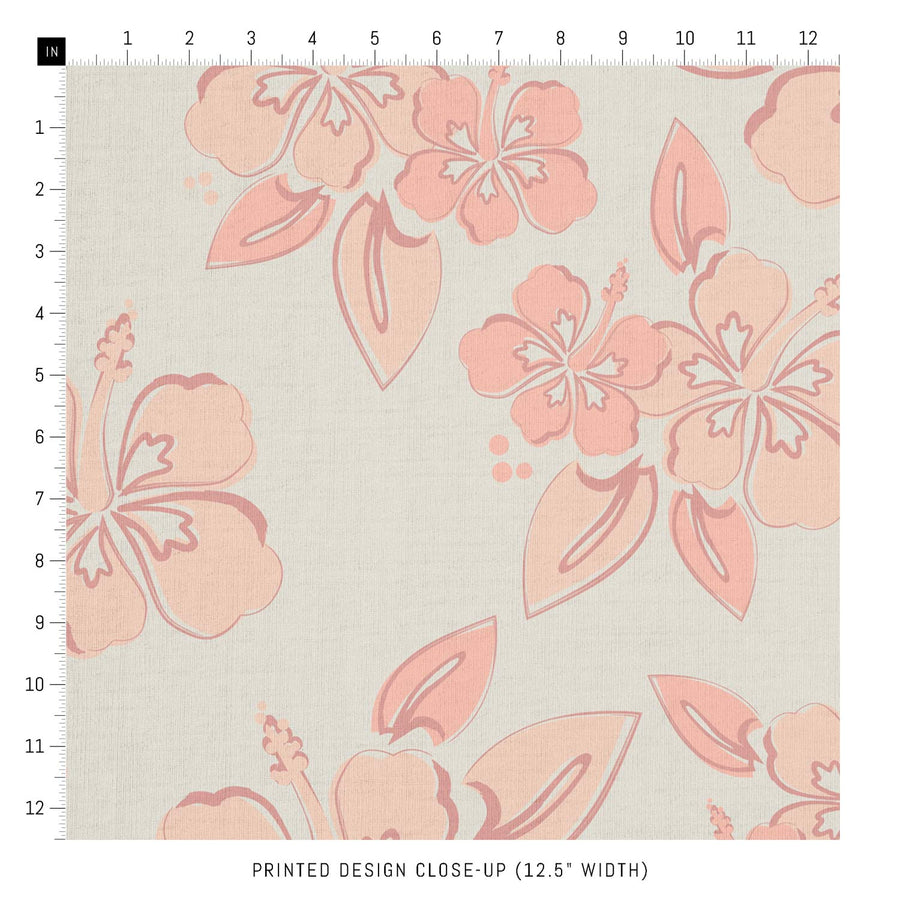 Hawaii Floral Design Printed Fabric