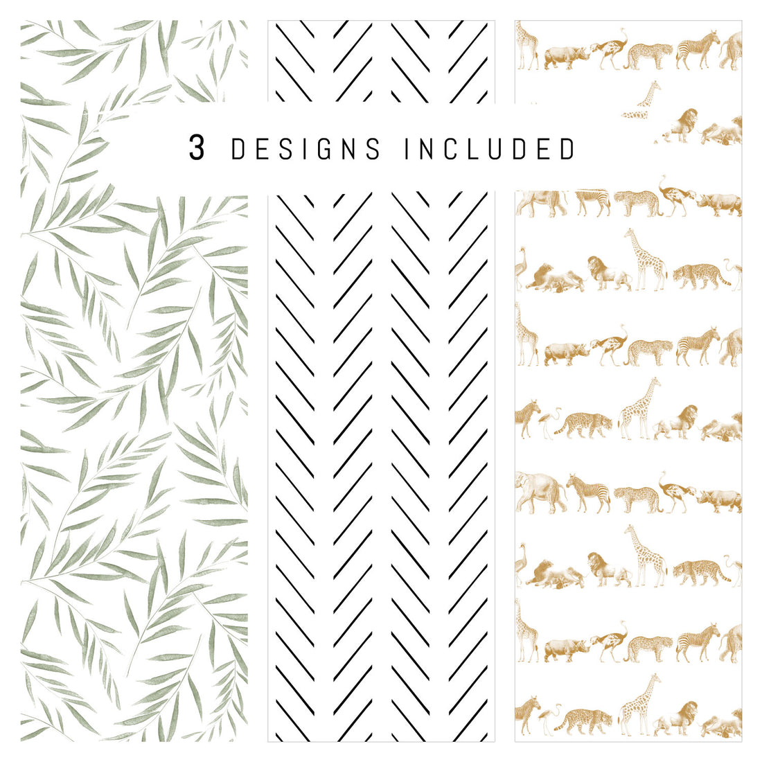 Wallpaper Sample Bundle - 3 Nursery Samples