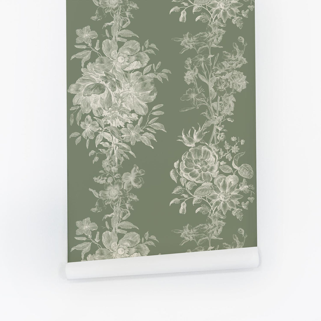 English Garden Toile Removable Wallpaper