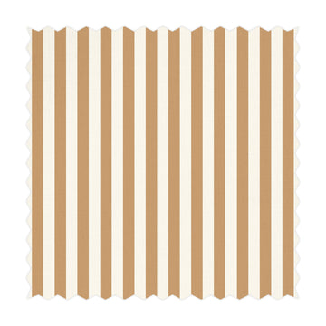 Latte Stripes Printed Fabric