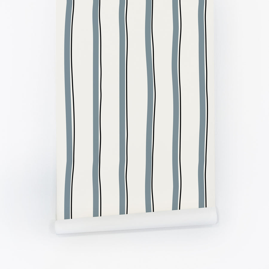 Hand Drawn Stripe Wallpaper