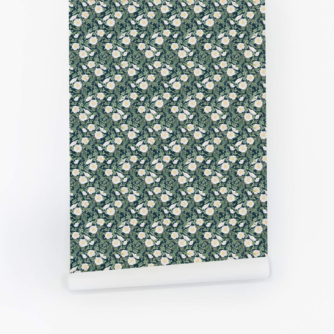 Countryside Florals Pattern Removable Wallpaper