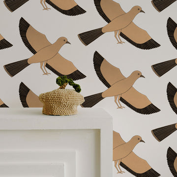 Japandi Style Pigeon wallpaper