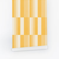 geometric ombre yellow wallpaper pattern
