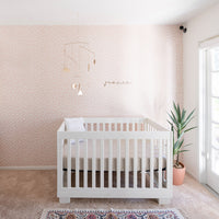 Pastel Pink Speckle Kids Wallpaper