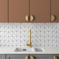 elegant scandinavian style peel and stick backsplash for kitchen