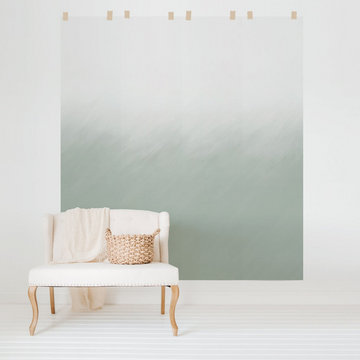 Custom order: SAGE GREEN OMBRE WALL MURAL