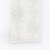 vintage elegant beige removable wallpaper design