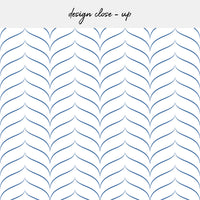 blue chevron elegant peel and stick backsplash