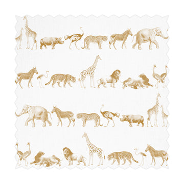 safari animal print fabric design in light brown