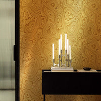 Gold Malachite Metallic Wallpaper