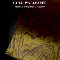 Gold Malachite Metallic Wallpaper