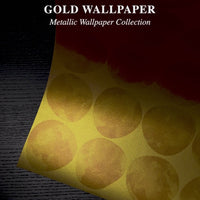 Metallic Gold Retro Chic Wallpaper