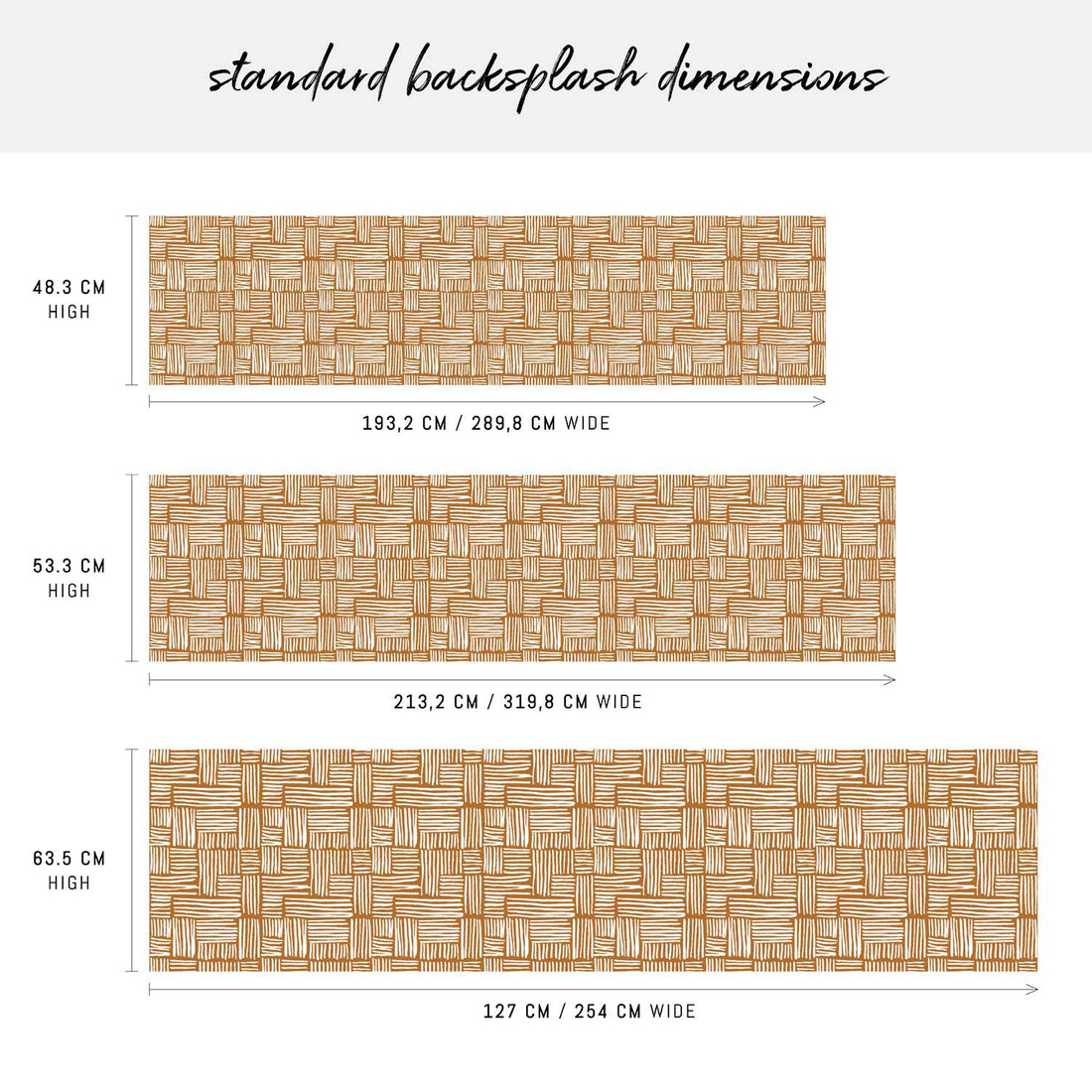 vinyl backsplash roll dimensions