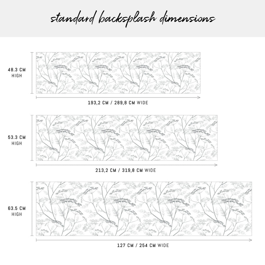 peel and stick backsplash grey design dimensions
