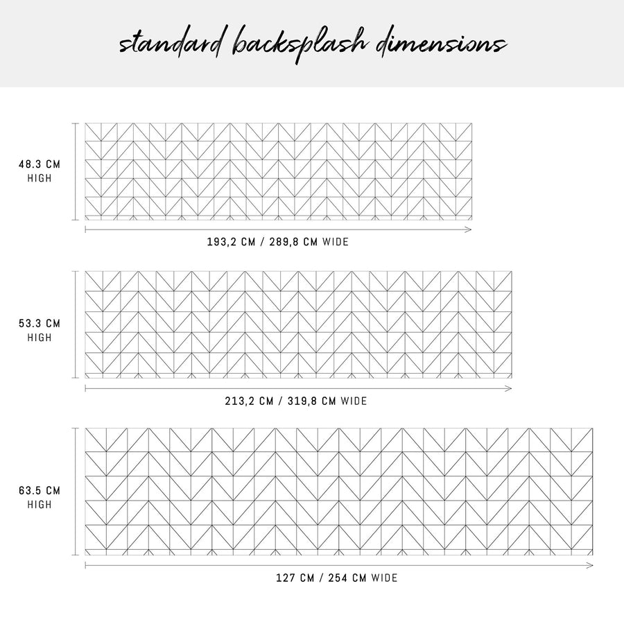 scandi style black and white peel and stick backsplash dimensions