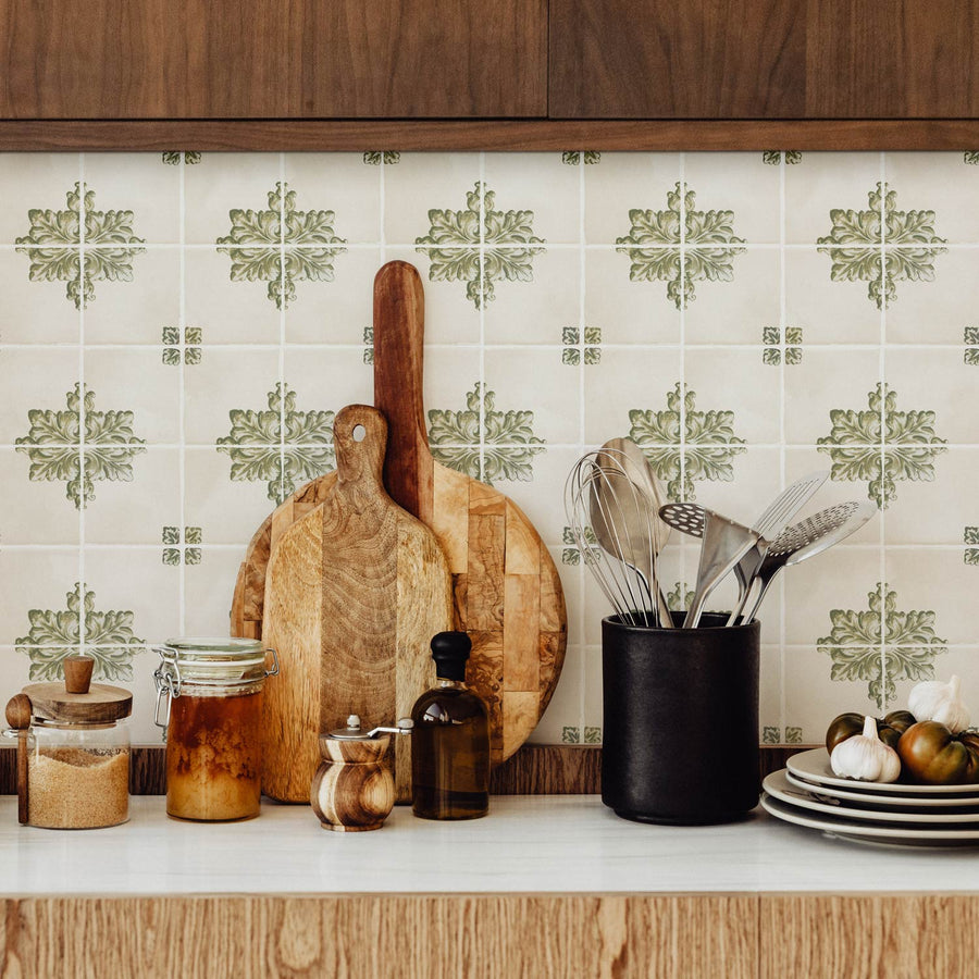 vintage stick on backsplash tiles