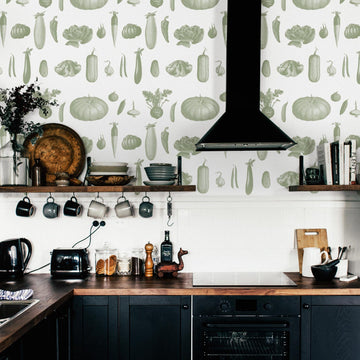 14 Best Kitchen Wallpaper Ideas - Cool Modern Kitchen Wallpaper Designs
