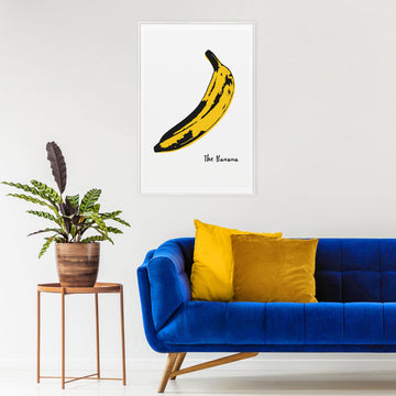 Banana painting art print wall decor