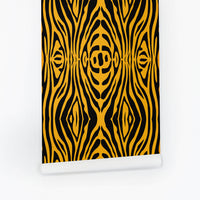 eclectic zebra design removable wallpaper