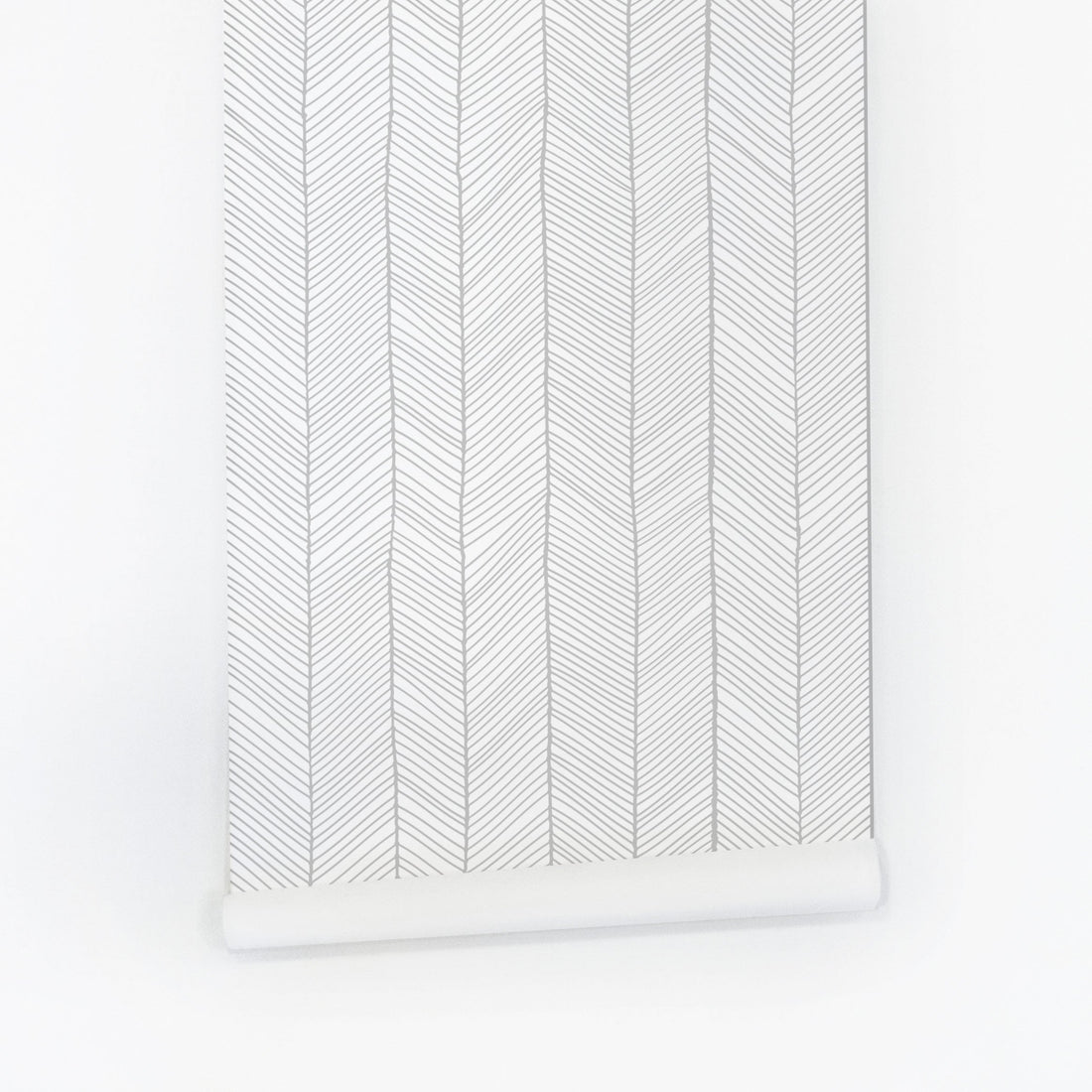 light grey tiny chevron lines print wallpaper for kids bedroom design