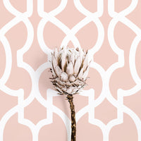 Pink tribal pattern self adhesive wallpaper