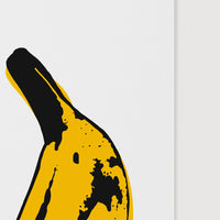 Banana poster close up