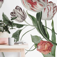 Dutch tulips floral all mural