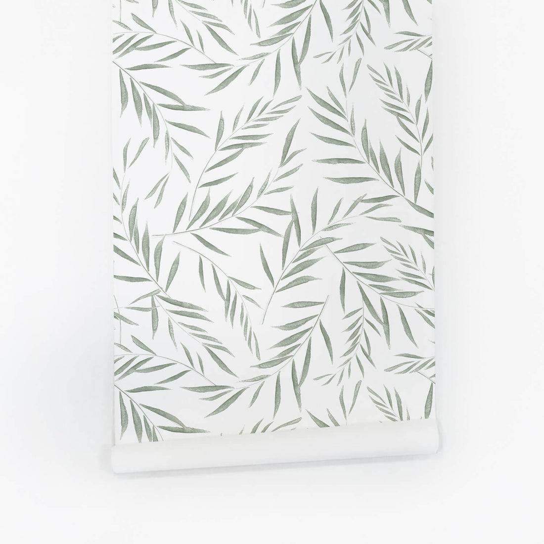 Olive tree leaves temporary peel and stick wallpaper