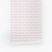 tiny pink speckles print removable wallpaper for bohemian girls bedroom