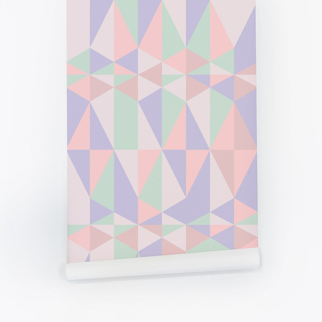 soft colored kaleidoscope pattern wallpaper peel and stick