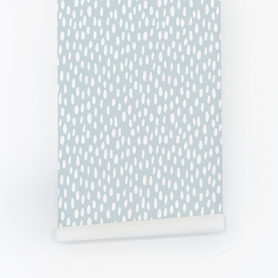 tiny white spot print removable wallpaper