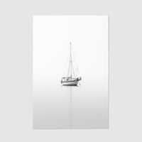 Sailing yacht print wall decor
